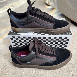 Vans Men's Skate Old Skool Wafflecup Low Sneakers in Black/Dark Gum Sz 12 NIB